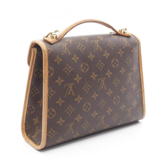 LOUIS VUITTON Brown Monogram Leather Bag - Picture 2 of 10